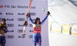 Christina Ager (AUT) holds third position during the AUDI FIS Ski World Cup 2024/25 - Down...