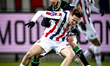Willem II midfielder Ringo Meerveld and Feyenoord Rotterdam midfielder Ramiz Zerrouki play...