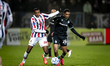 Willem II forward Amar Fatah and Feyenoord Rotterdam midfielder Givairo Read play during t...