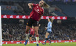 Ella Toone #7 of Manchester United W.F.C celebrates her goal during the Barclays FA Women'...