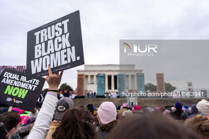 People's March In Washington D.C. Ahead Of Donald Trump's Inauguration
