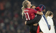 Millie Turner #21 of Manchester United celebrates at full time during the Barclays FA Wome...
