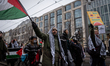 Protesters for Palestine march through Amsterdam 