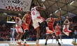 Maurice Kemp Jr. plays during the match between Eetra Pistoia Basket and Openjobmetis Vare...