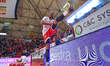 Giovanni Battista stands before the match between Eetra Pistoia Basket and Openjobmetis Va...