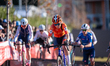 Mae Cabaca of the Netherlands participates in the Women's Junior Race at the 2025 UCI Cycl...
