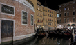 Tourists experience a warm autumn evening in Venice, Veneto, Italy, on October 31, 2024. 