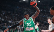 Kendrick Nunn of Panathinaikos AKTOR Athens plays during the Euroleague, Round 23 match be...