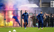 RKC forward Oskar Zawada and RKC midfielder Mohamed Ihattaren participate in the last trai...