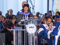 Washington, D.C. — On Saturday, May 7 at Howard University Upper Quandrangle University Campus, actress Cicely Tyson speaks after receiving...