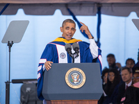 Washington, D.C. — On Saturday, May 7 at Howard University Upper Quandrangle University Campus, Presient Barack Obama gives the commencement...