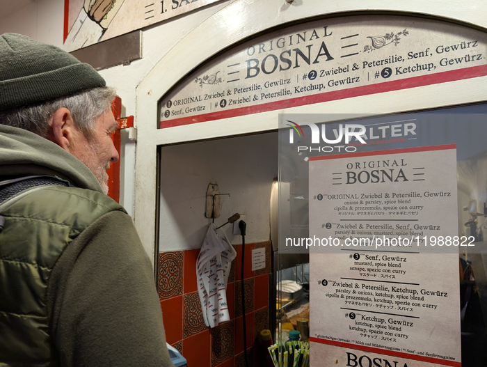 Historic Balkan Grill Bosna Stand In Salzburg