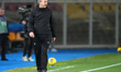 Marco Giampaolo, head coach of US Lecce, watches the Serie A match between US Lecce and FC...