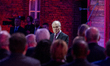Ronald Lauder addresses the audience during the main ceremony for the 80th anniversary of...