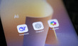 DeepSeek AI app logo photo illustration, of the Chinese artificial intelligence company th...