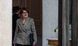 Annie Genevard, Minister of Agriculture, is at the Elysee Palace after the Council of Mini...