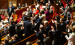 In Paris, France, on January 28, 2025, deputies of the Socialistes et Apparentes parliamen...