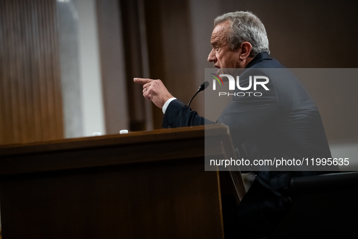Senate hearing on Robert F. Kennedy, Jr.’s nomination to lead Health and Human Services