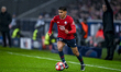 LOSC Lille midfielder Osame Sahraoui plays during the match between Lille and Feyenoord at...