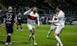 ADO Den Haag defender Diogo Tomas celebrates the goal to make it 1-1 during the match betw...