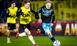 NAC Breda midfielder Max Balard and Heracles Almelo midfielder Jan Zamburek play during th...