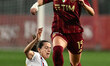 Marta Llopis of U.C. Sampdoria Women and Giulia Dragoni of A.S. Roma Femminile play during...