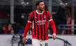 Theo Hernandez plays during the AC Milan against FC Inter match in Serie A at Stadio San S...