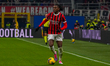 Rafael Leao plays during the AC Milan against FC Inter match in Serie A at Stadio San Siro...