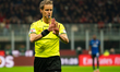 Daniele Chiffi serves as the referee during the Italian championship Serie A football matc...