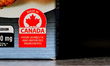 A Made In Canada label is shown in Brampton, Canada, on February 3, 2025. Sweeping tariffs...