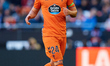 Carlos Dominguez of RC Celta is in action during the LaLiga EA Sports match between Valenc...