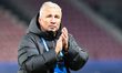Dan Petrescu participates in the match between CFR 1907 Cluj and FC Hermannstadt, which co...