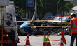 View of the small aircraft that crashes on Friday morning, February 7, on Marques de Sao V...