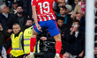 Julian Alvarez of Atletico de Madrid celebrates his goal during the La Liga EA Sports 2024...