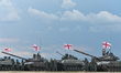 Members of the Georgian Units during the opening ceremony of the Exercise Noble Partner 16...