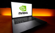 The Nvidia Corporation logo, the American multinational corporation and technology company...