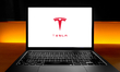 The Tesla logo, representing the American multinational automotive and clean energy compan...