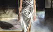 A model walks the runway at the Pamella Roland show during February 2025 New York Fashion...