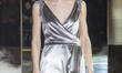 A model walks the runway at the Pamella Roland show during February 2025 New York Fashion...