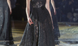 A model walks the runway at the Pamella Roland show during February 2025 New York Fashion...