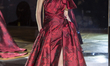 A model walks the runway at the Pamella Roland show during February 2025 New York Fashion...