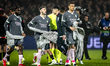 AC Milan forward Santiago Gimenez participates in the match between Feyenoord and AC Milan...