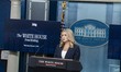 The White House Press Briefing by Press Secretary Karoline Leavitt takes place in Washingt...