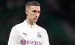 Nico Schlotterbeck of Borussia Dortmund looks on during the warm-up before the UEFA Champi...