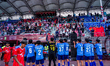 The audience hoots for the team in the China-Nepal Friendship Football Match at Dasrath St...