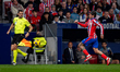 Rodrigo De Paul of Atletico de Madrid is in action with the ball during the La Liga EA Spo...