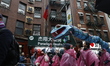 A general view of the 27th Chinese Lunar New Year parade takes place in Chinatown, New Yor...