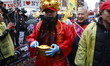 A general view of the 27th Chinese Lunar New Year parade takes place in Chinatown, New Yor...
