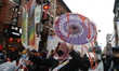 A general view of the 27th Chinese Lunar New Year parade takes place in Chinatown, New Yor...