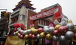 A general view of the 27th Chinese Lunar New Year parade takes place in Chinatown, New Yor...